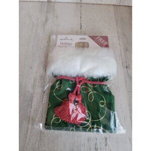 Hallmark holiday bottle bag green Xmas home decor present gift